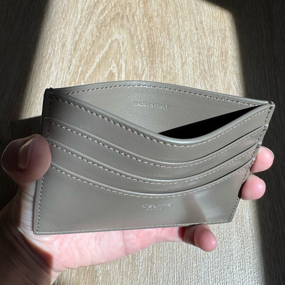 Celine Brown Leather Key and Card Holder - Picture 4 of 4